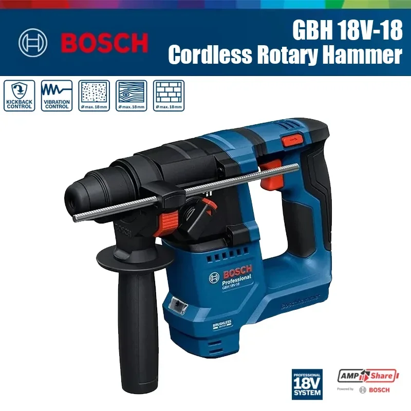 보쉬 GBH 18V-18 무선 로터리 해머 1.5J 임 - Power Tools Professional 리뷰 및 가격