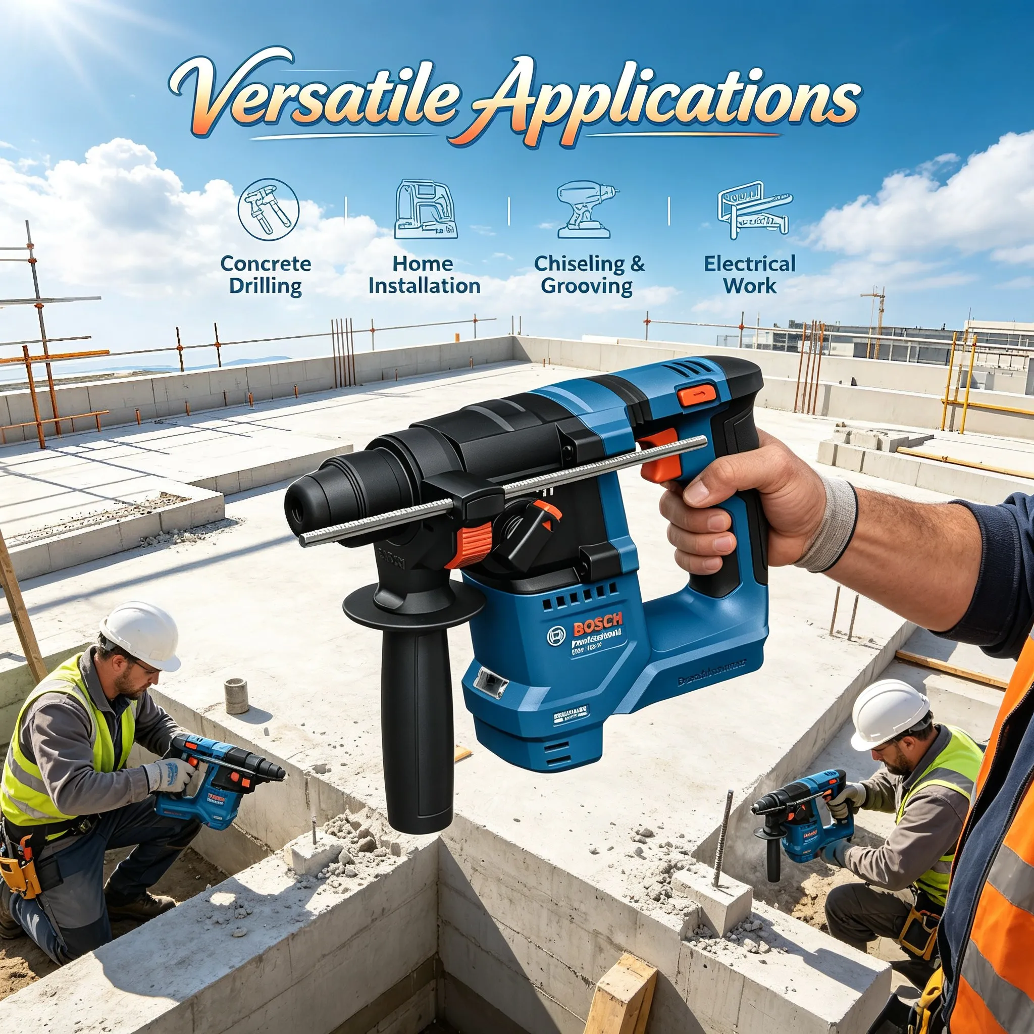 보쉬(BOSCH) GBH 18V-18 무선 회전 해머, - Power Tools Professional 리뷰 및 가격
