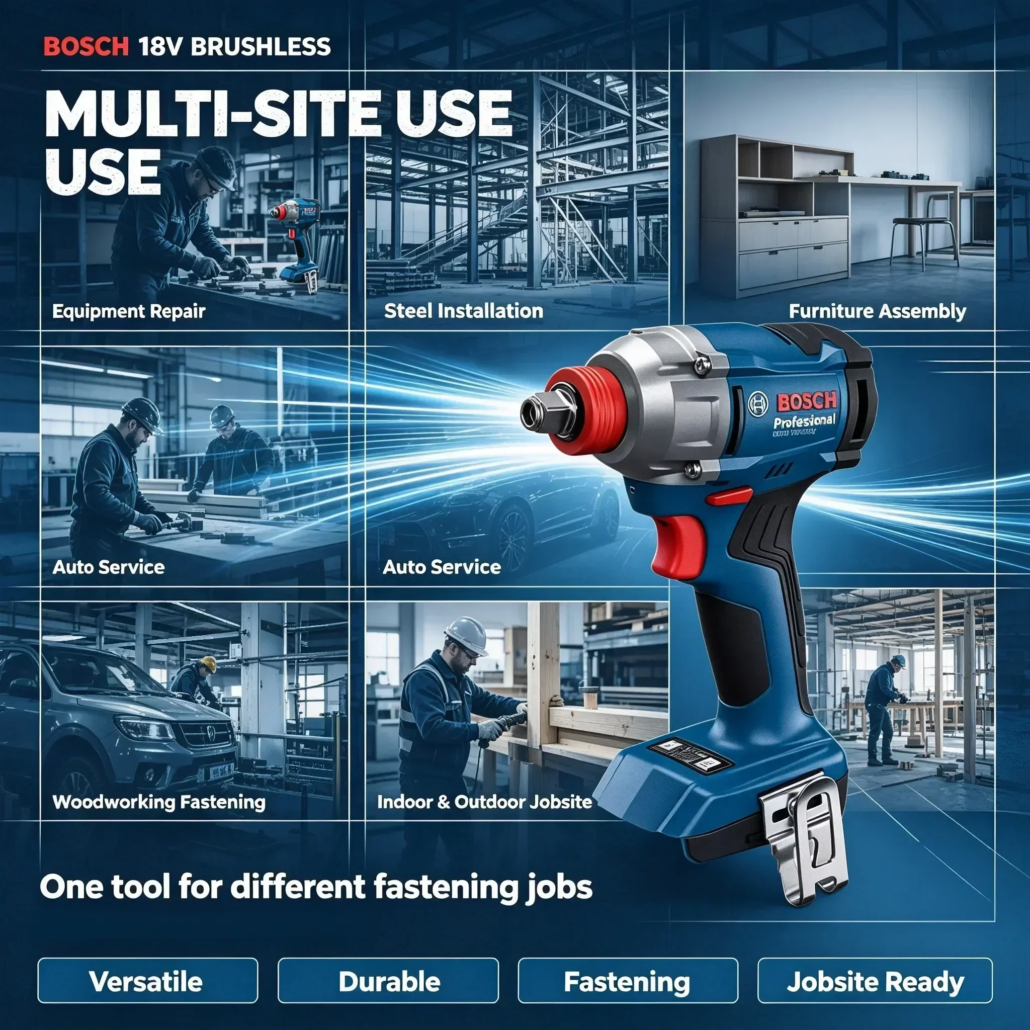 보쉬 GDX 18V-285 무선 임팩트 드라이버/렌치  - Power Tools Professional 리뷰 및 가격